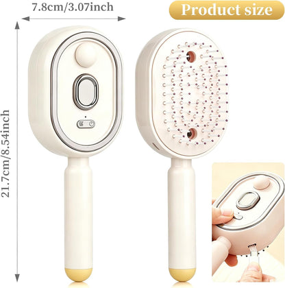 Electric spray rechargeable air cushion comb