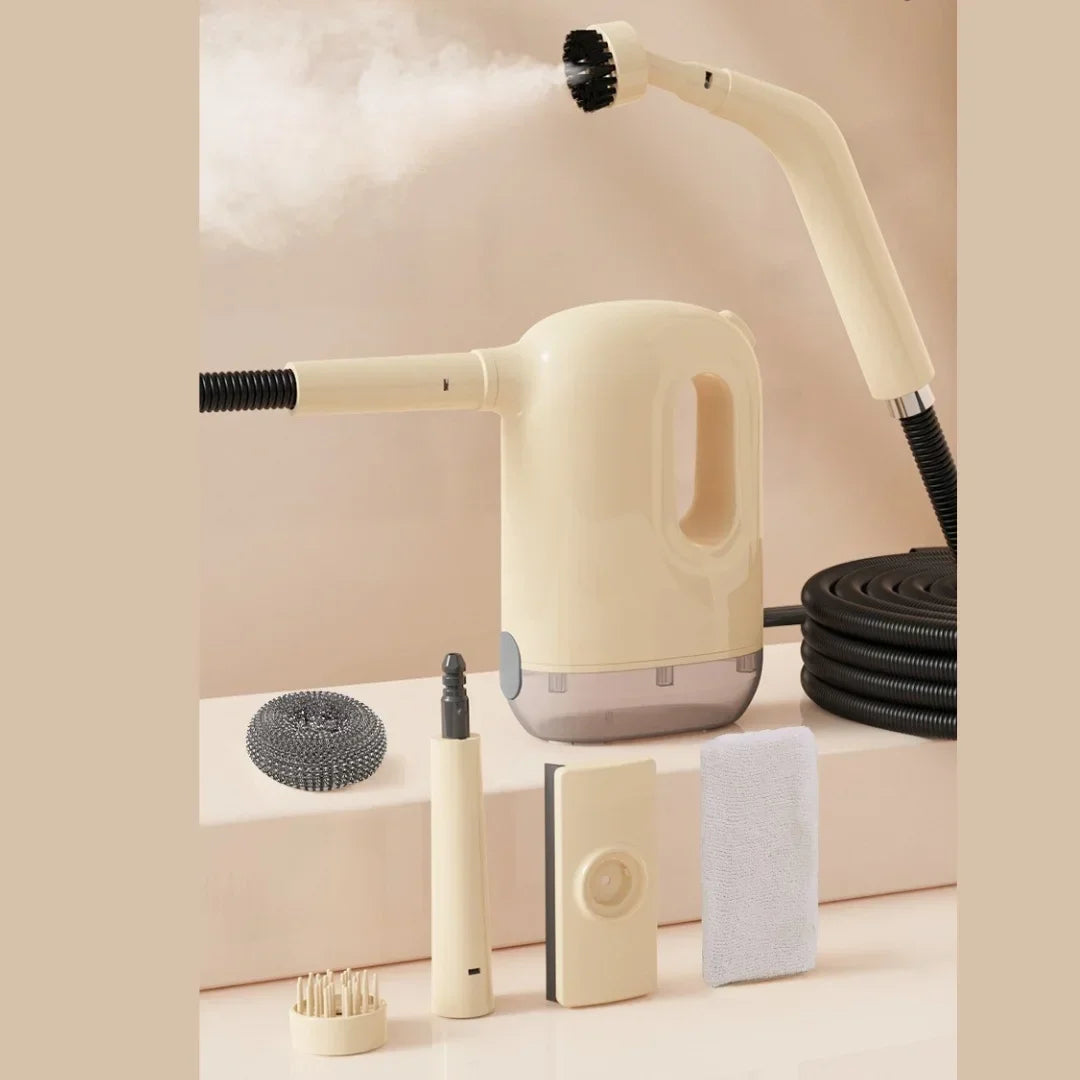 High Temperature Steam Cleaning Machine For Kitchen Oil Pollution Control. 120°C Steam, High-pressure Deodorization, Deep Stain Removal, And Multi-surface Cleaning