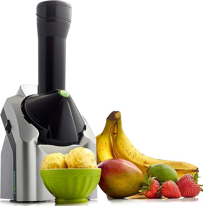 Frozen Fruit Soft Serve Maker – 200W Silver Machine