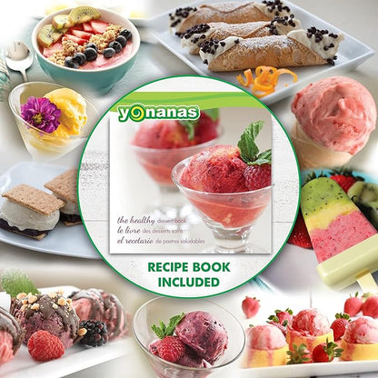 Frozen Fruit Soft Serve Maker – 200W Silver Machine