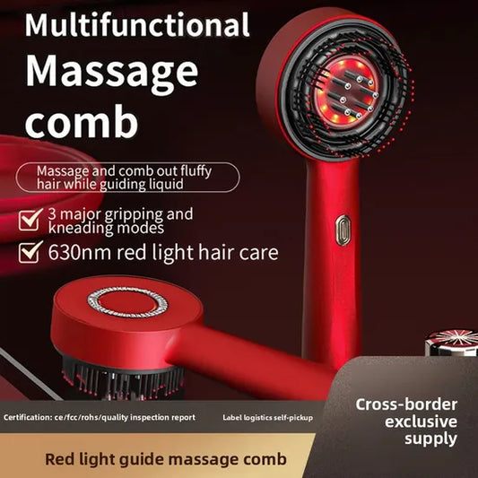 Multi-Functional Fluid Guide Massage Comb