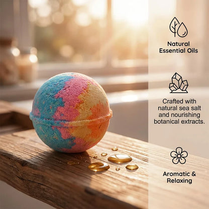 Premium High Quality PACK of 12 Kids Bath Bomb Set for Girls & Boys – Fizzing Bath Bomb Gift with Fun Colors
