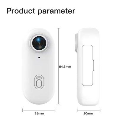 4K WiFi Thumb Sports Camera with H.265, Waterproof 30m