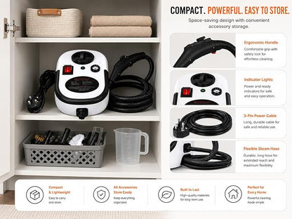 2500W Portable High Pressure Steam Cleaner