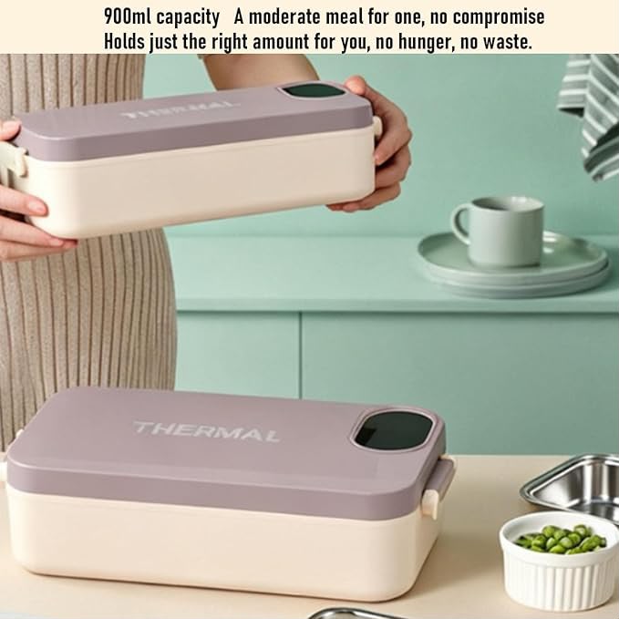 cordless, self-heating electric lunch box