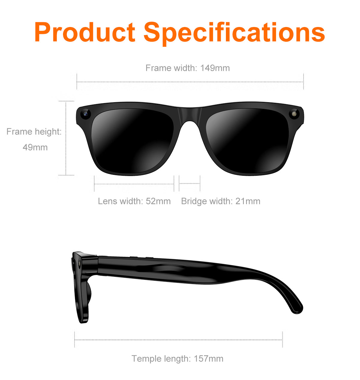 XK One Pro AI Smart Glasses with Camera