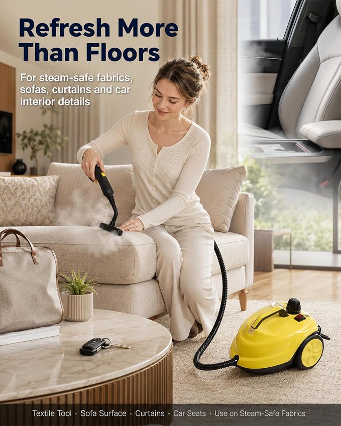 2000W High Pressure Steam Cleaner Machine – 5 Bar Powerful Deep Cleaning