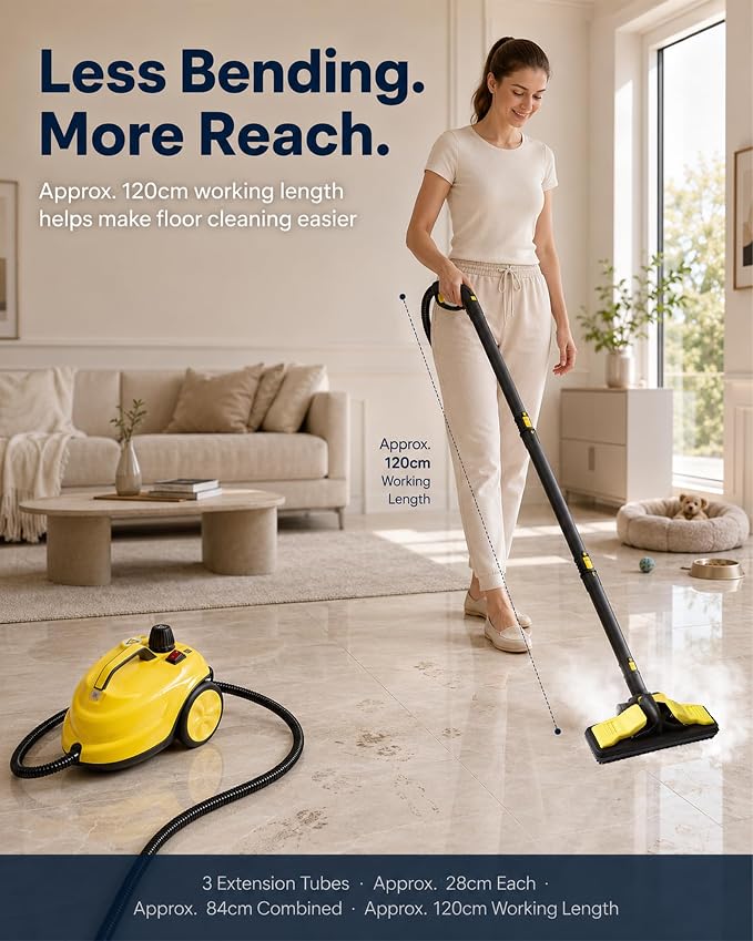 2000W High Pressure Steam Cleaner Machine – 5 Bar Powerful Deep Cleaning