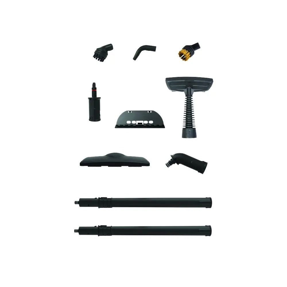 DX2914 1500W Multipurpose Steam Cleaner with 1.2L Water Tank and 13 Accessories for Floor, Fabric, and Glass Cleaning