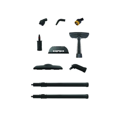 DX2914 1500W Multipurpose Steam Cleaner with 1.2L Water Tank and 13 Accessories for Floor, Fabric, and Glass Cleaning