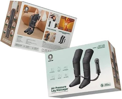 Green Lion Air Pressure Leg Massager – Black