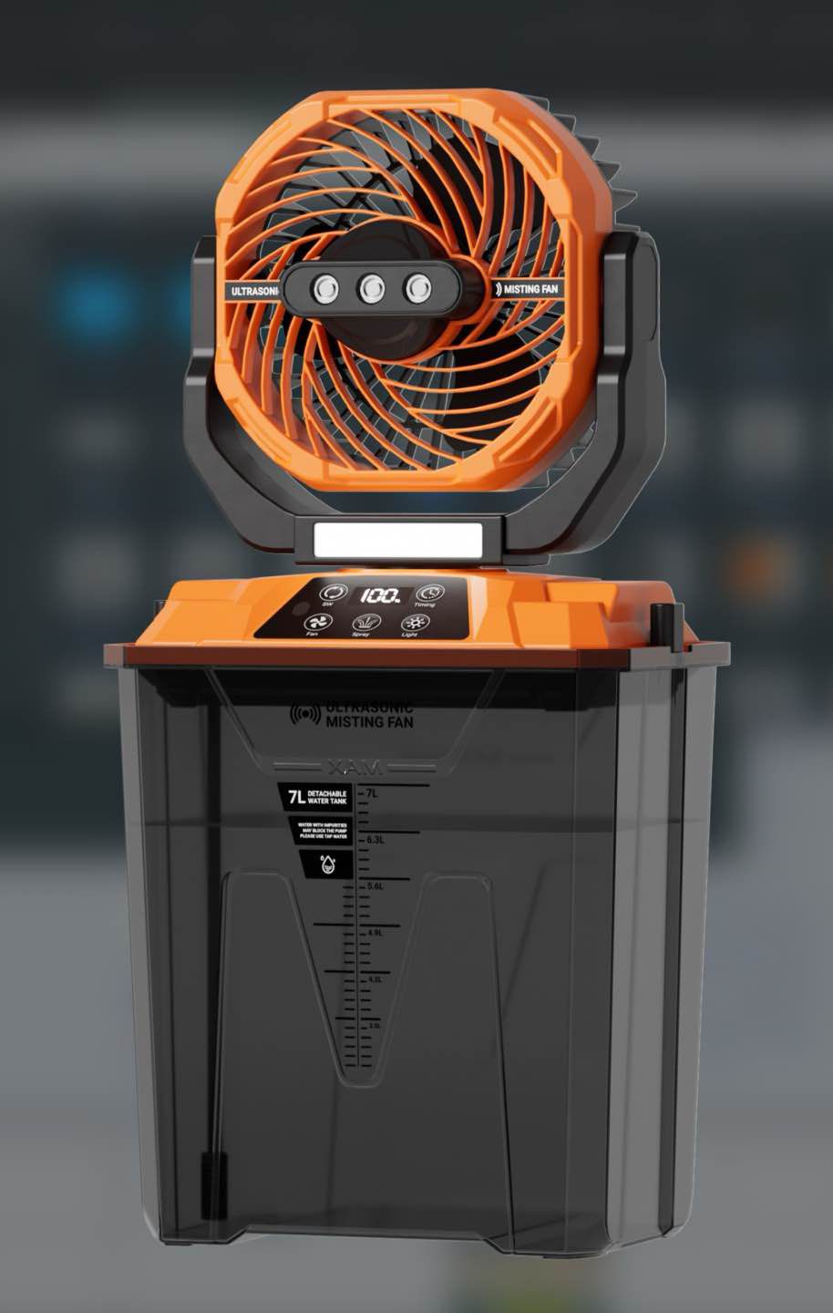 Model T30 Portable Ultrasonic Misting Fan
