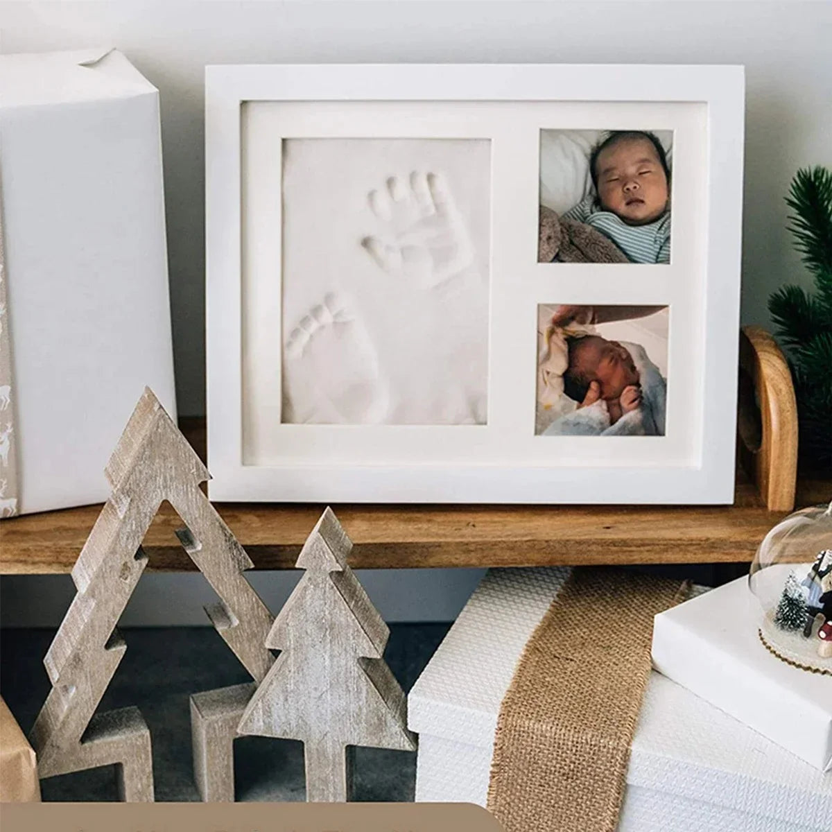 DIY Baby Print Keepsake Frame