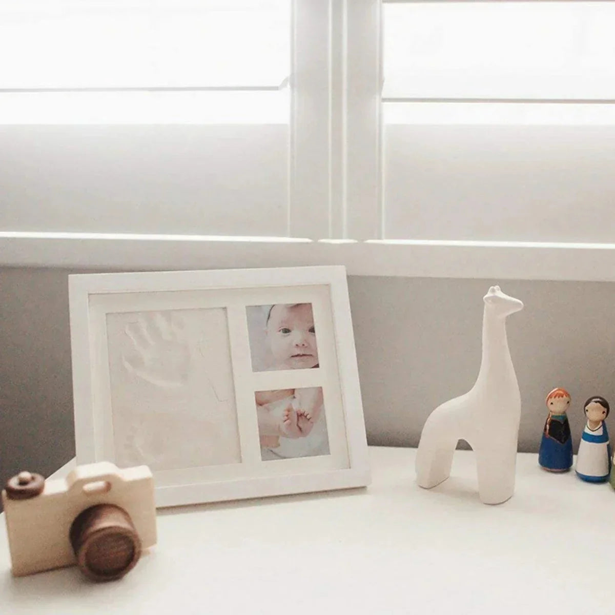 DIY Baby Print Keepsake Frame