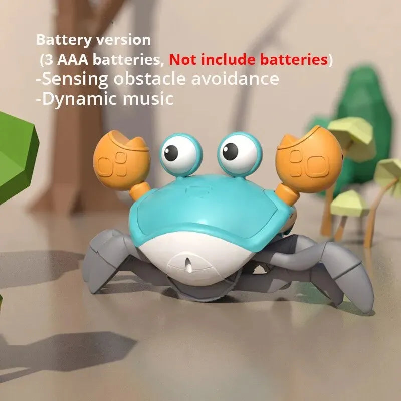 Auto-Sensing Obstacle-Crawling Crab Toy