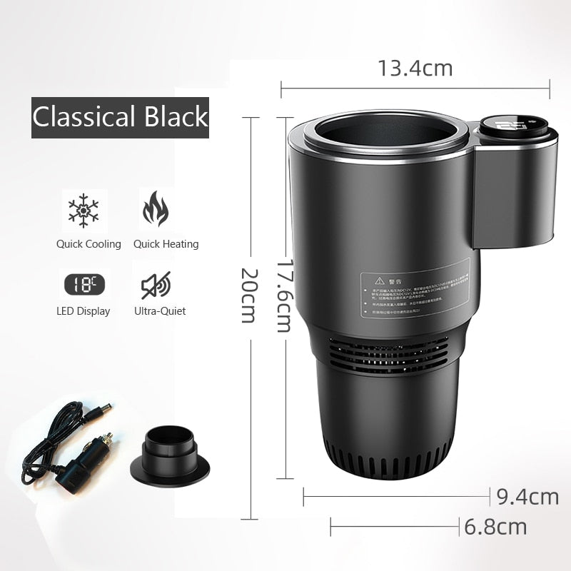 Smart Car Cup Holder – 2-in-1 Cooling &  Heating